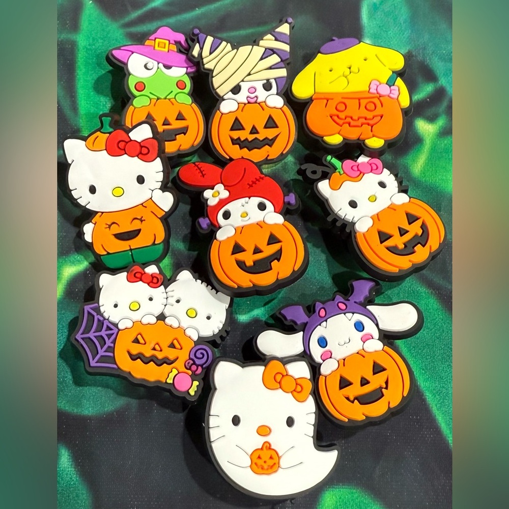 9 Hello Kitty Croc Charms Shoe Charm Jibbit
